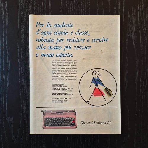 1957 olivetti lettera - 1957,