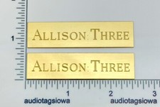 Coppia Distintivo Allison