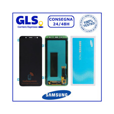 DISPLAY TOUCH SCREEN ORIGINALE SAMSUNG GALAXY J6 2018 SM-J600F VETRO NERO S.PACK