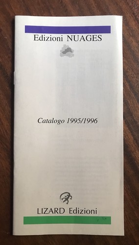 Catalogo edizioni nuages - catalogo,