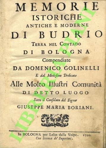 Golinelli domenico memorie - golinelli,