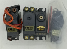 Lotto 4x servo modellismo RC SANWA sm-394 NES-L801 S3001 