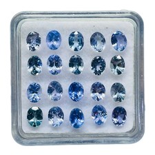 20 Pcs Natural Tanzanite 4x3mm