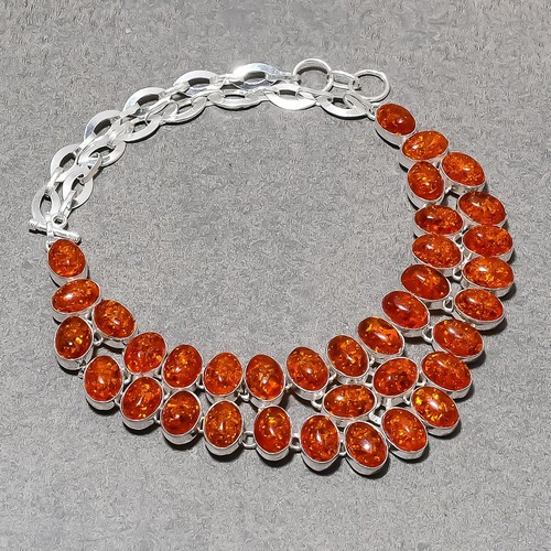 Collana fatta mano ambra - mano,
