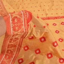 Sari indiani vintage sanscriti arte seta tessuto premium sari artigianale...