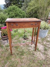 Antico Mobile Consolle In Legno Massello Primi 900