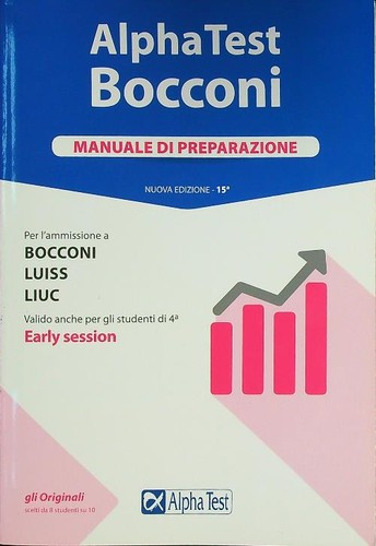 Alpha test bocconi manuale - test, bocconi.