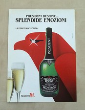 F023 - Advertising Pubblicità - 1984 - PRESIDENT RICCADONNA RESERVE