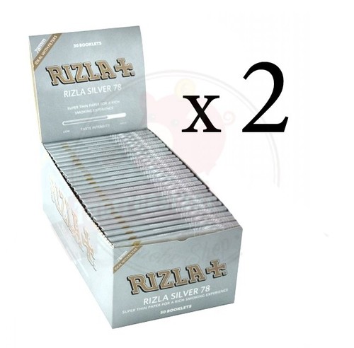 Cartine rizla argento 78mm - cartine,
