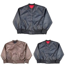 Giacca di pelle PU stile high