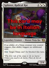 MTG SPLINTER, RADICAL RAT EXC