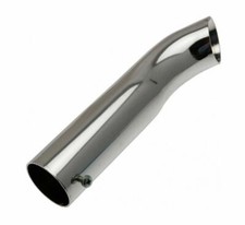 48mm scarico cromato curvo - 48mm,