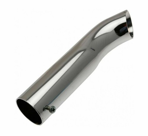 48mm scarico cromato curvo - 48mm,