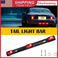Smoked Red LED Light Bar Truck