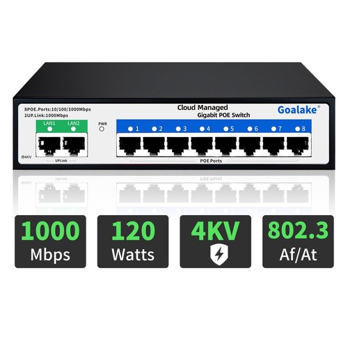Goalake gigabit switch - gigabit, 8