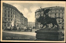 A198 - Napoli - Piazza della Borsa - viaggiata - 21.6.1949 - vedi foto -