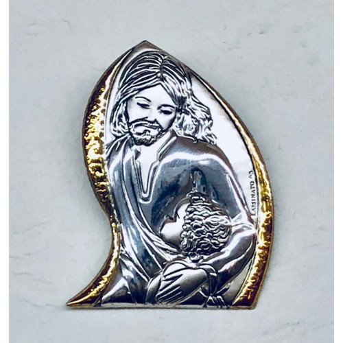 Spilla argento onda cm - spilla,