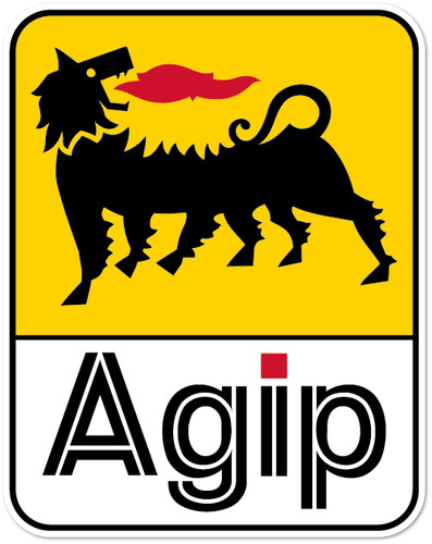 Adesivo agip 105 mm - x,