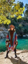 Poncho Andino 100%Lana. Echo a