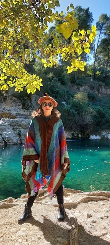 Poncho andino 100 lana echo - echo, a