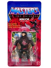 NINJOR MASTERS OF THE UNIVERSE MOTU COMPLETE VINTAGE + CUSTOM CARD MATTEL 1986