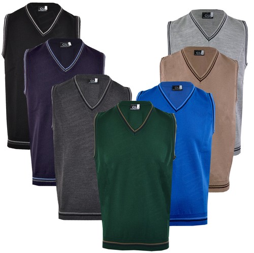 Maglione smanicato uomo
