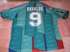 MAGLIA BARCELLONA KAPPA 1996 1997 - RONALDO 9 - MATCH WORN COPPA DELLE COPPE