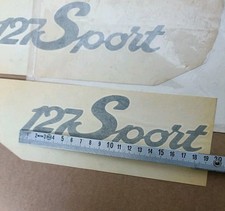 Coppia Adesivi Fiat 127 Sport