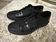 AUTENTICHE SCARPE SNEAKERS PRADA STRATUS LUSSO 4E3058 NERE US 9,5 EU 42,5 43