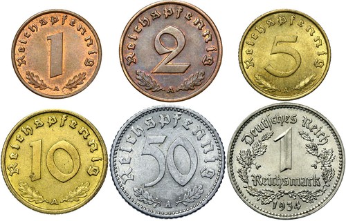 Terzo reich lotto monete - terzo,