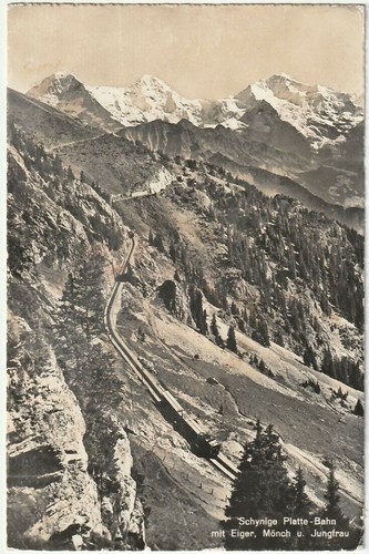 Schynige platte bahn mit - schynige,