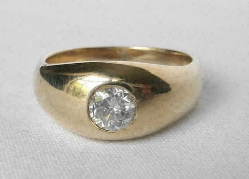 Anello vintage oro giallo - , 14