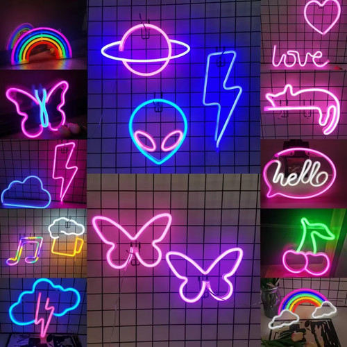 Insegna neon led usb - al,