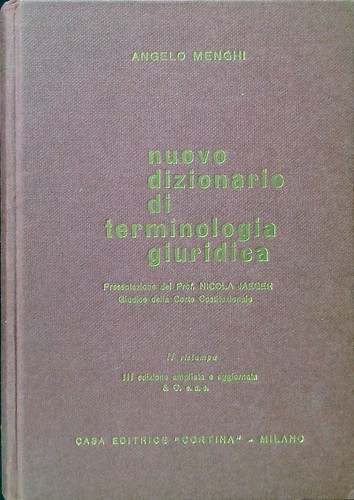 Nuovo dizionario - nuovo, di