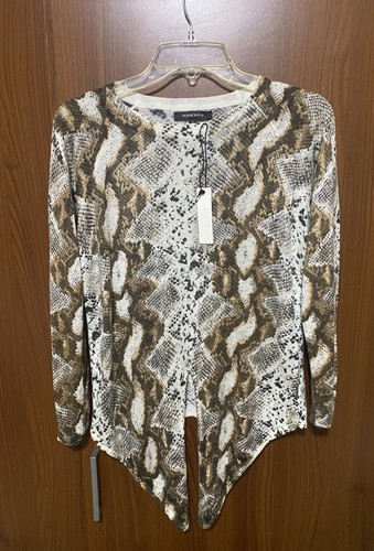Soft top olivaceo stampa - top,