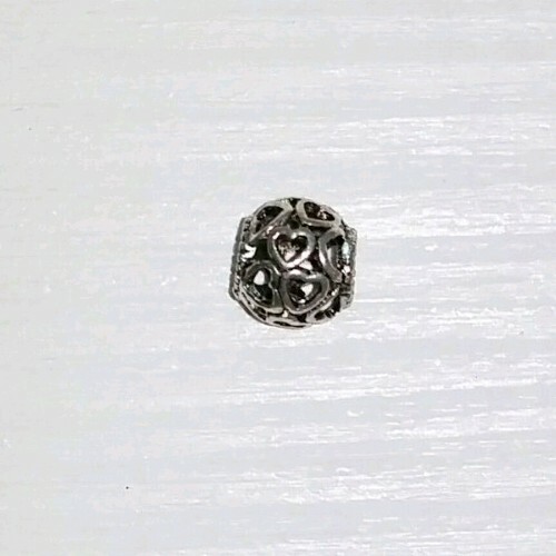 Charm sfera cuori openwork - sfera,
