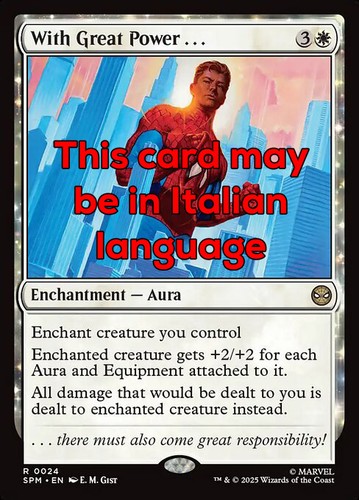 Mtg with great power - mtg,