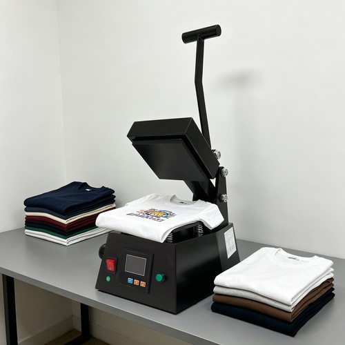 Pressa calore etichette - pressa, di
