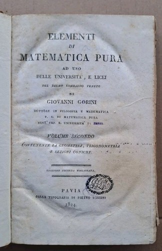 Elementi matematica pura - di,
