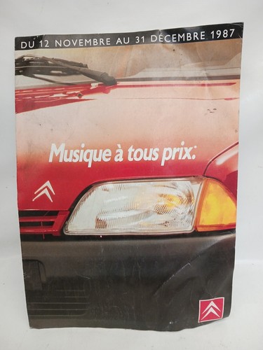 Citroën 1987 brochure - 1987,