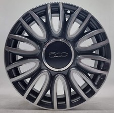 4 cerchi lega fiat 500 cabrio limited r16 antracite diamantato lt005279