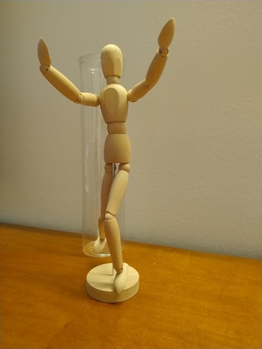 Manichino artistico legno - manichino,