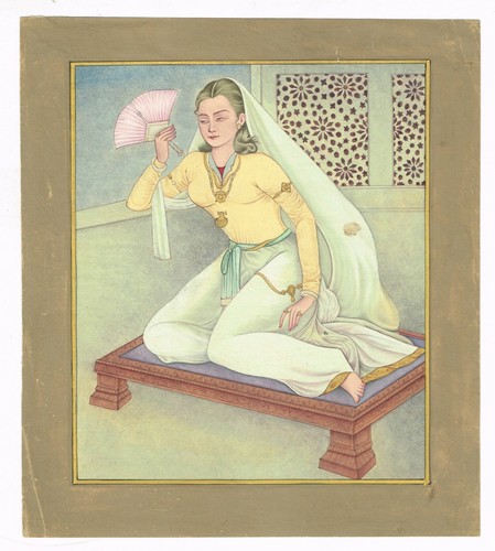 Indiano dipinto mughal - indiano,