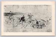 Le avventure di Kibi in Cina arte pergamena giapponese Kibi scortato alla torre