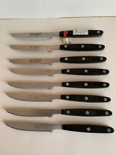 LOTTO 8 COLTELLI DA BISTECCA IN ACCIAIO MARCA EM SOLINGEN