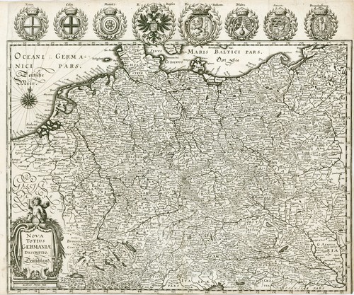 Germania originale incisione - germania,