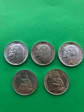 Lotto 5   monete da 500 £ in