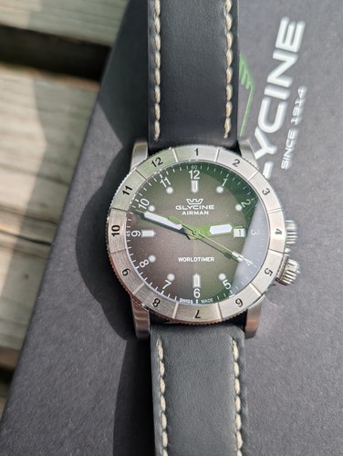 Glycine airman worldtimer gmt - worldtimer,