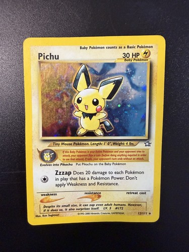 Pokemon card pichu holo - pokemon,