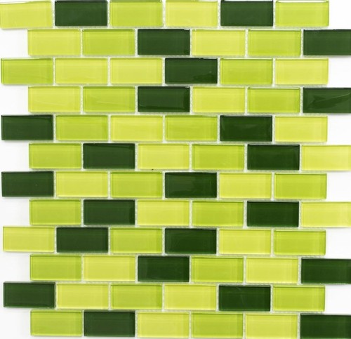 Mosaico verde chiaro scuro - mosaico,
